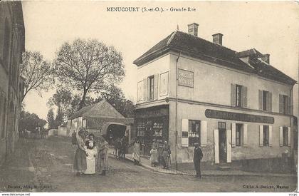 CPA Menucourt Grande-Rue