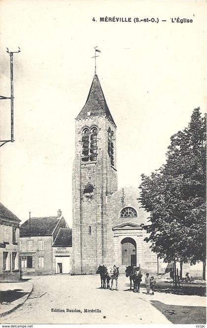 CPA Mereville L'Eglise