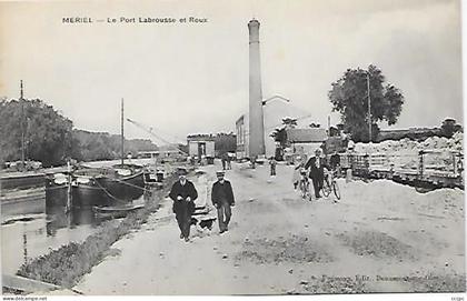 CPA Mériel Le Port Labrousse et Roux