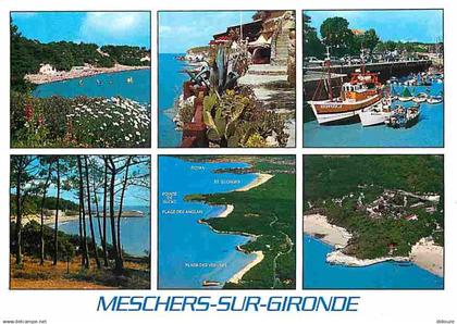 17 - Meschers - Multivues - Plage - CPM - Voir Scans Recto-Verso