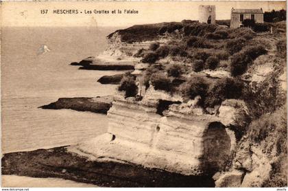 CPA MESCHERS - Les Grottes et la Falaise (975731)