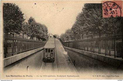 Paris - Le Metropolitain - Boulevard Rochechouart