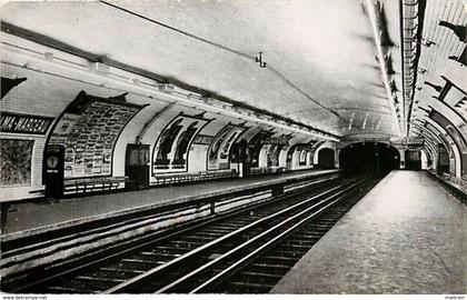 -ref-U905- paris - metropolitain - metro - gare alma marceau - gares - metros - transports - carte bon etat -