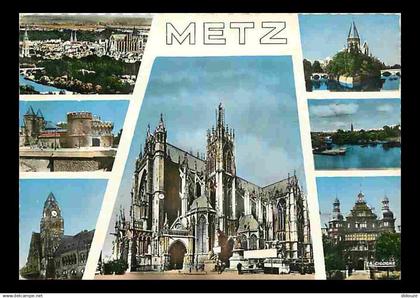 57 - Metz - Multivues - Flamme Postale de Metz - CPM - Voir Scans Recto-Verso