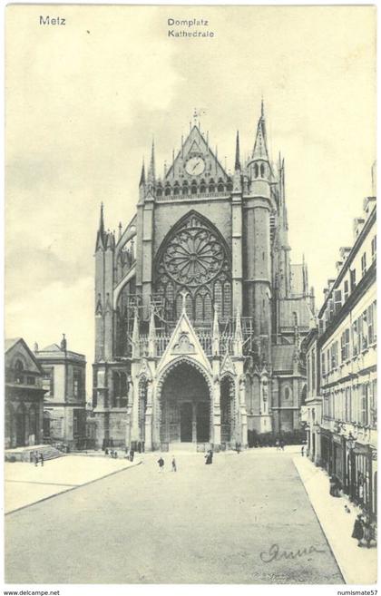 CPA METZ - Domplatz - Kathedrale - Verlag Klingenstein & Co , Metz