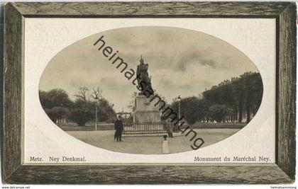 Metz - Monument du Marechal Ney - Verlag F. Conrad Metz - Gebrauchsspuren