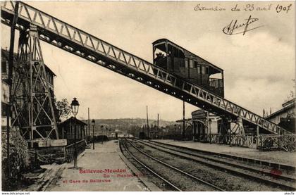 CPA BELLEVUE-MEUDON Funiculaire. Gare de Bellevue. (509711)