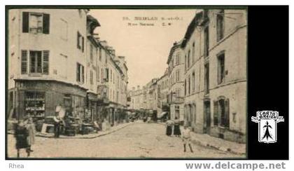 78 Meulan - 50. MEULAN (S-et-O)  Rue Basse -  cpa Rhea D78D  K78401K  C78401C