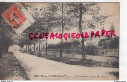 87 - MEZIERES MEZIERE SUR ISSOIRE - VILLA AUGUSTINE- ROUTE DE CONFOLENS- 1912