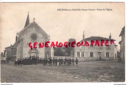 87 - MEZIERES SUR ISSOIRE- MEZIERE - PLACE DE L' EGLISE- - HAUTE VIENNE