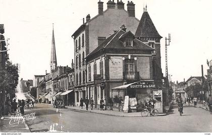 CPSM Laroche-Migennes Avenue de la Gare