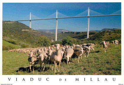 12 - Millau - Le Viaduc de Millau - Moutons - CPM - Voir Scans Recto-Verso