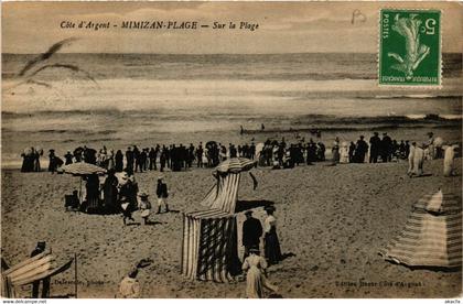 CPA Cote d'Argent - MIMIZAN-PLAGE - Sur la Plage (776641)