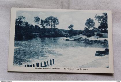 Mimizan plage, le Courant vers le bourg, Landes 40