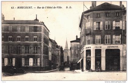 Carte Postale Ancienne de MIRECOURT