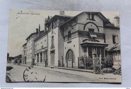 Cpa 1916, Mirecourt, rue Derise, Vosges 88