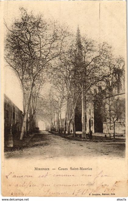 CPA Mirepoix- Cours Saint Maurice FRANCE (1040323)