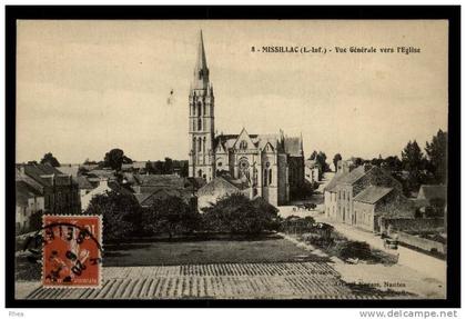 44 Missillac 8 MISSILLAC (L-Inf) - Vue G?n?rale vers l'Eglise D44D K44161K C44098C RH010141