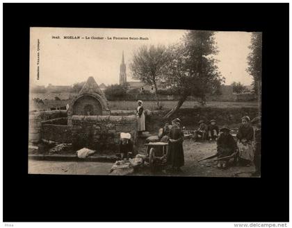 29 - MOËLAN-SUR-MER - lavoir - laveuses - lavandières