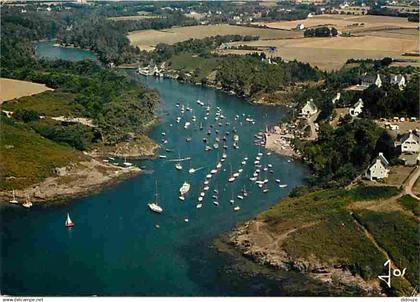 29 - Moelan sur Mer - Le petit port de Merrien - Vue aérienne - Voir Scans Recto Verso