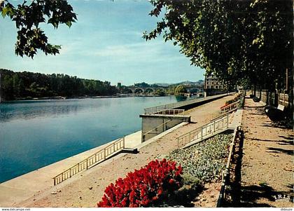 82 - Moissac - Les promenades - Flamme Postale de Moissac - CPM - Voir Scans Recto-Verso