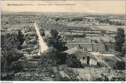 CPA AK Monflanquin Panorama Ouest FRANCE (1171821)