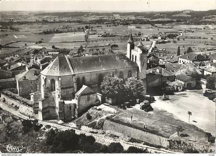 CPSM Monflanquin l'Eglise vue générale