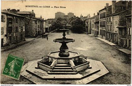 CPA MONISTROL-sur-LOIRE - Place Neron (517282)