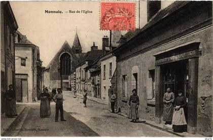 CPA Monnaie Rue de l'Eglise (1392526)