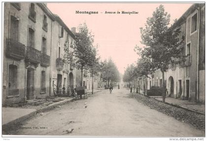 Carte Postale Ancienne de MONTAGNAC