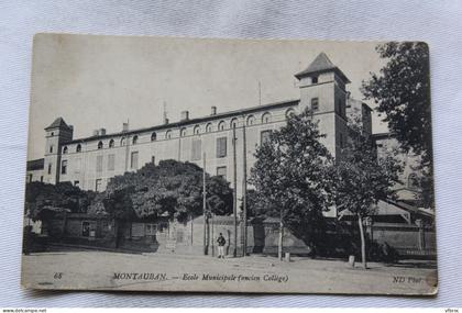 Montauban, école municipale, Tarn et Garonne 82