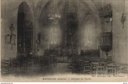 CPA MONTBAZENS - Interieur de l'Église (133425)