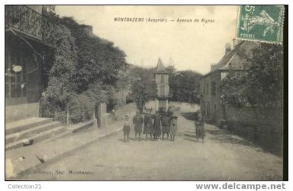 MONTBAZENS .... AVENUE DE RIGNAC