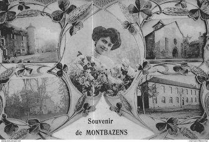 MONTBAZENS : souvenir de montbazens - tres bon etat