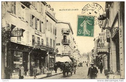 MONTBELIARD 25 - Rue Cuvier - Librairie