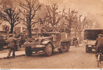 Montbéliard libération camion militaire