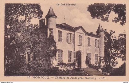 VE nw-(46) MONTCUQ - CHATEAU DE JANES PRES MONTCUQ