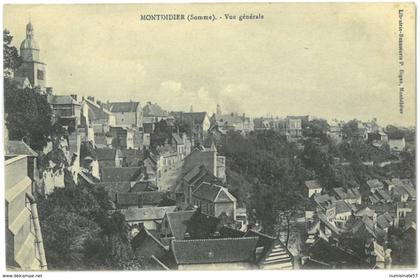 CPA MONTDIDIER - Vue Générale - Librairie Bonneterie P. Gigau , Montdidier