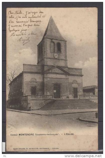 17 -  Montendre - l'eglise