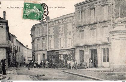 MONTENDRE PLACE DES HALLES " CYCLES PEUGEOT "