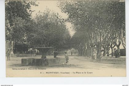 MONTEUX - La Place et le Cours