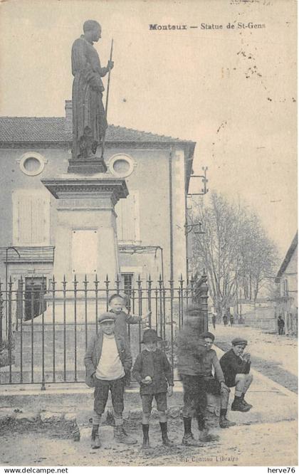 MONTEUX - Statue de St Gens