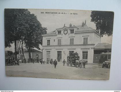 CPA Gare : Montgeron - La Gare