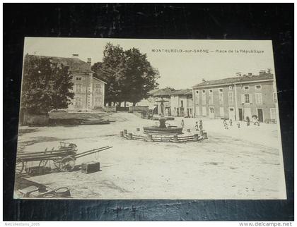 MONTHUREUX-SUR-SAONE - PLACE DE LA REPUBLIQUE - 88 VOSGES (Q)