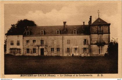 CPA AK MONTIERS-sur-SAULX - Le Chateau et la Gendarmerie (631208)