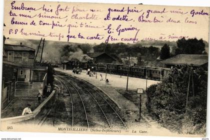 CPA MONTIVILLIERS - La Gare (210189)