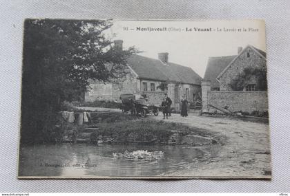 Montjavoult, le Vouast, le lavoir et la place, Oise 60