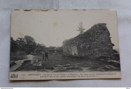 Montlhéry, vestiges de l'ancien château de Montlhery, Essonne 91