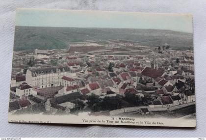 Montlhery, vue prise de la tour sur Montlhéry et la ville du bois, Essonne 91