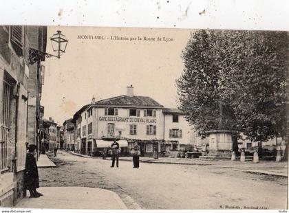 MONTLUEL L'ENTREE PAR LA ROUTE DE LYON